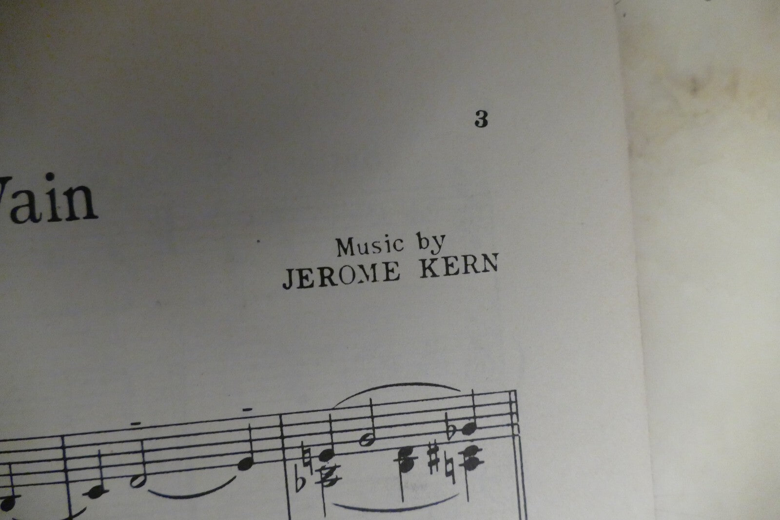 In Love In Vain 1946 by Jerome Kern from "Centennial Summer" musical