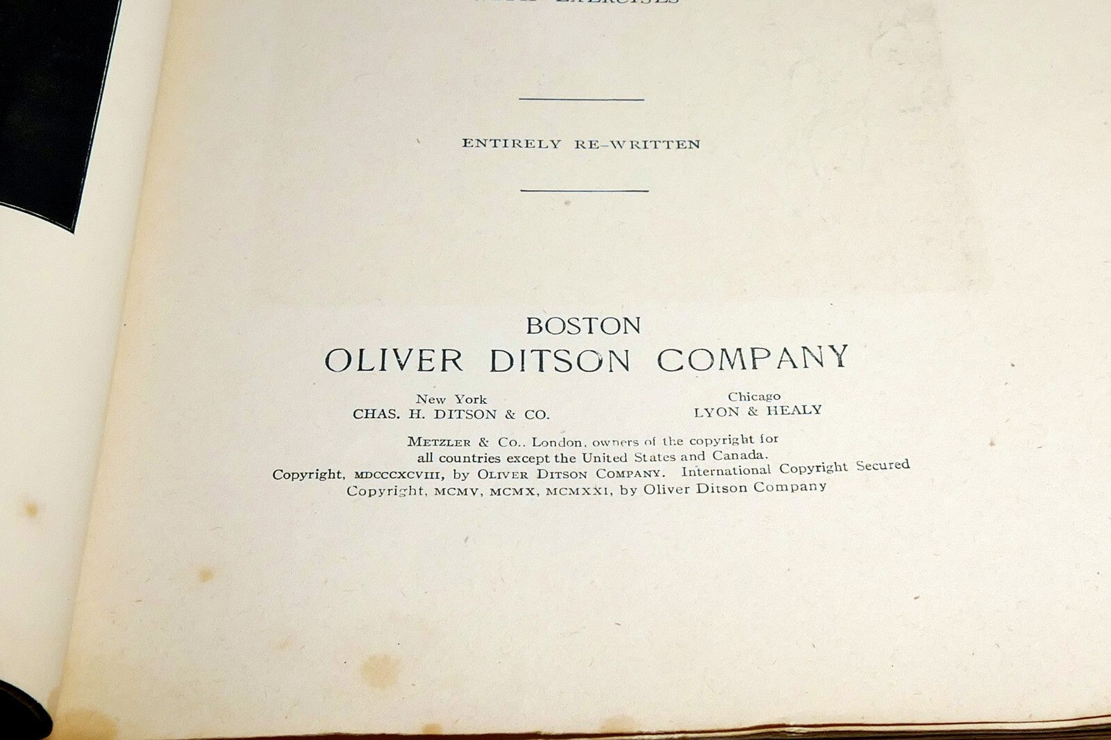 The Art of Singing by William Shakespeare (Tenor) by Oliver Ditson 1921 revised