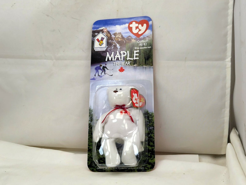 Maple The Bear 1996 McDonald's Ty Beanie Baby new 1999 OakBrook