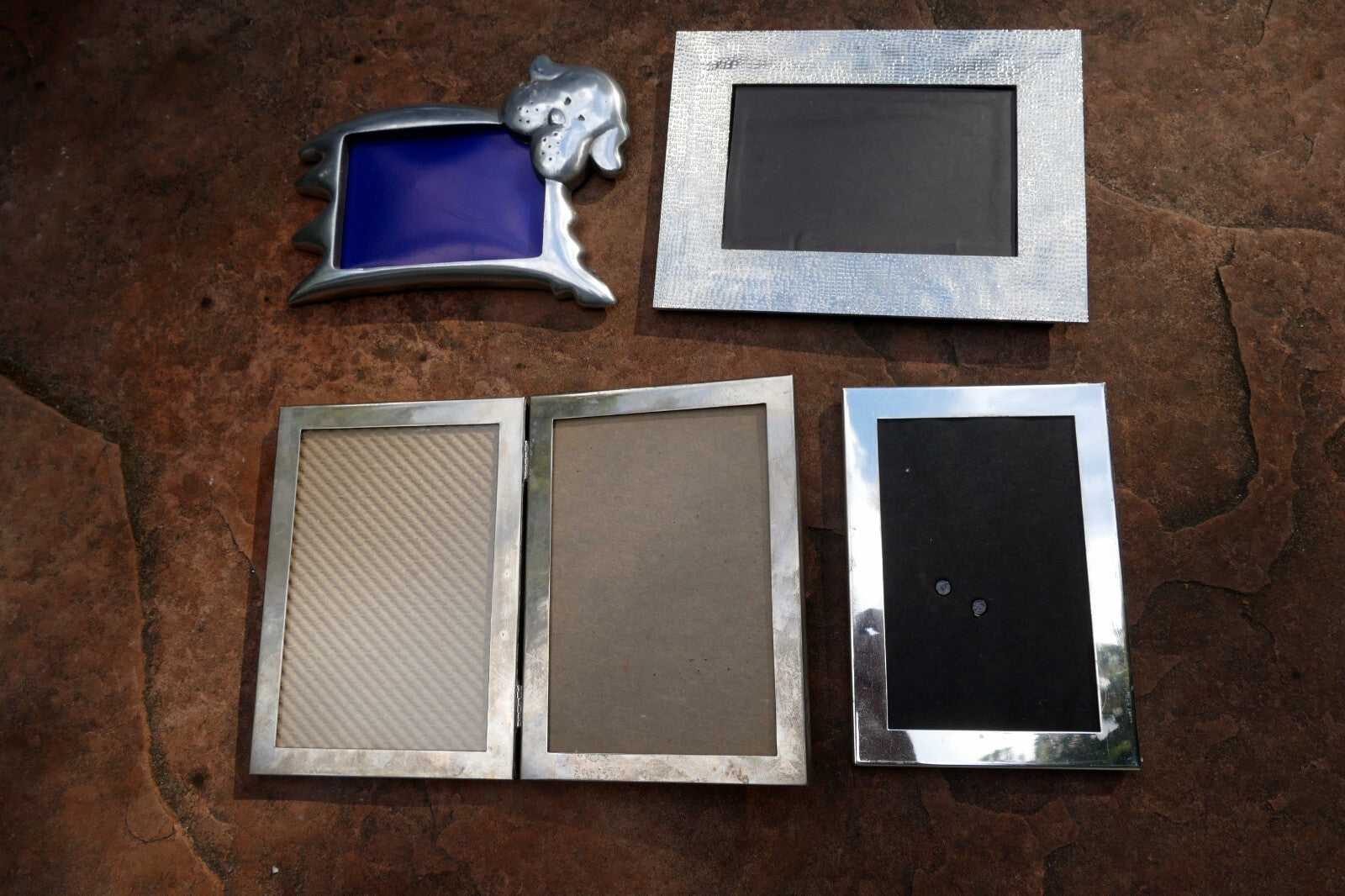 Pack of 4 Metal Dog Picture Portrait Frame 3X5 4X6" Art Photo Mixed lot