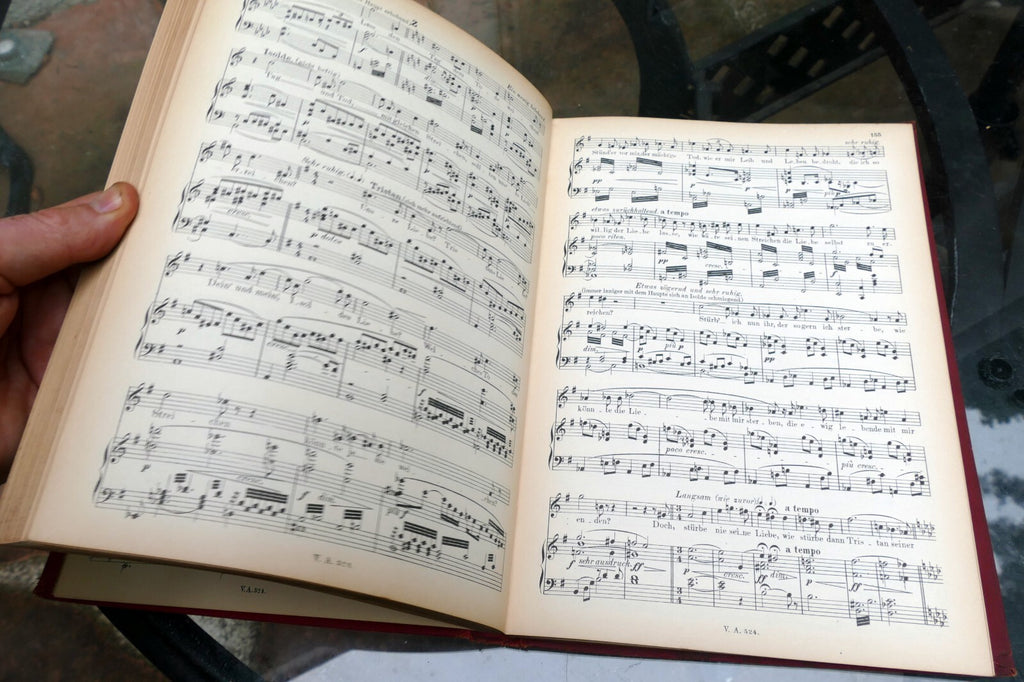 Wagner Tristan und Isolde Kleinmichel  sheet music Leipzig VA 524 1900's