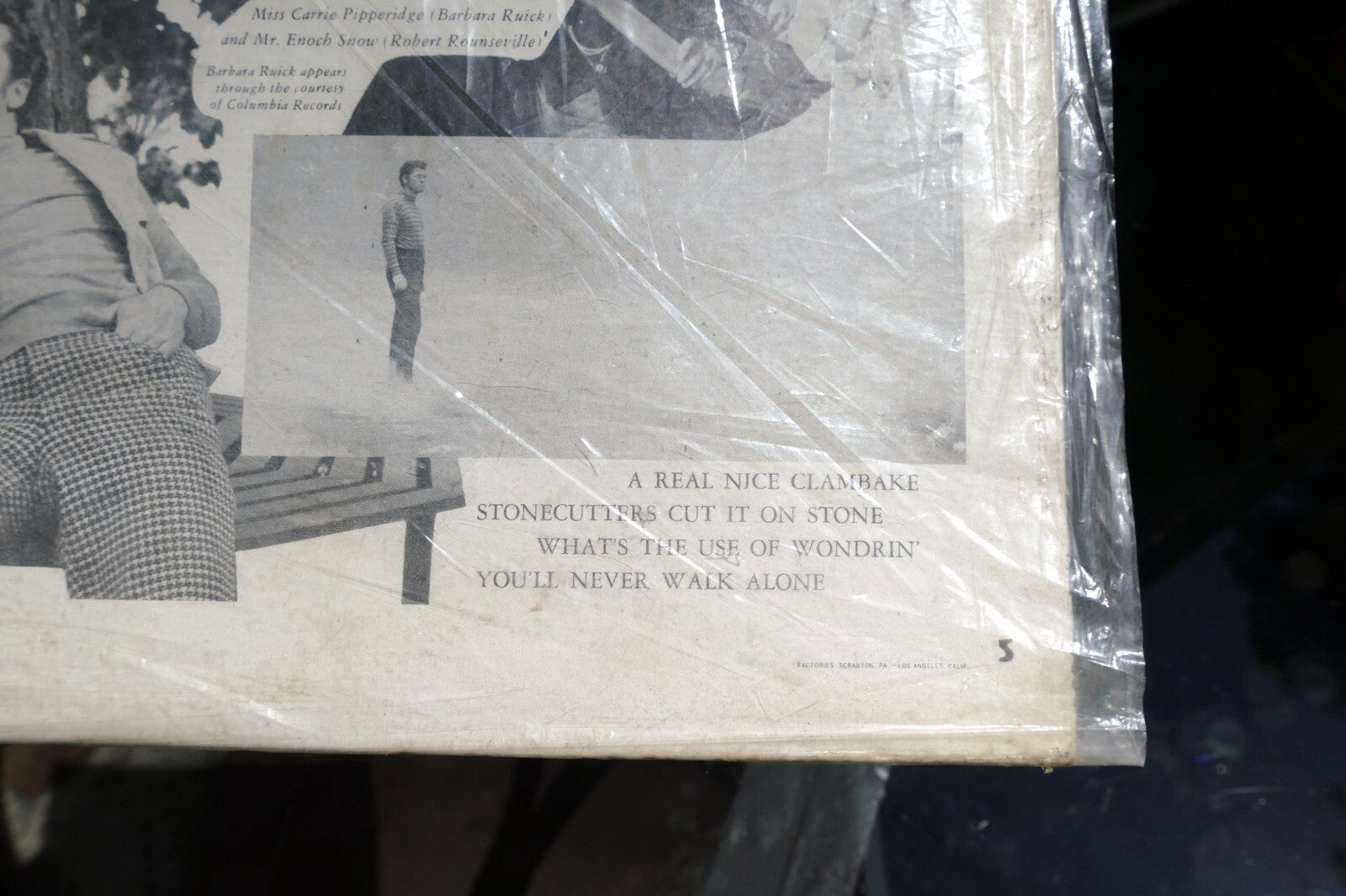 Rodgers and Hammerstein's Carousel Soundtrack Vintage Vinyl  1956 Record LP W694