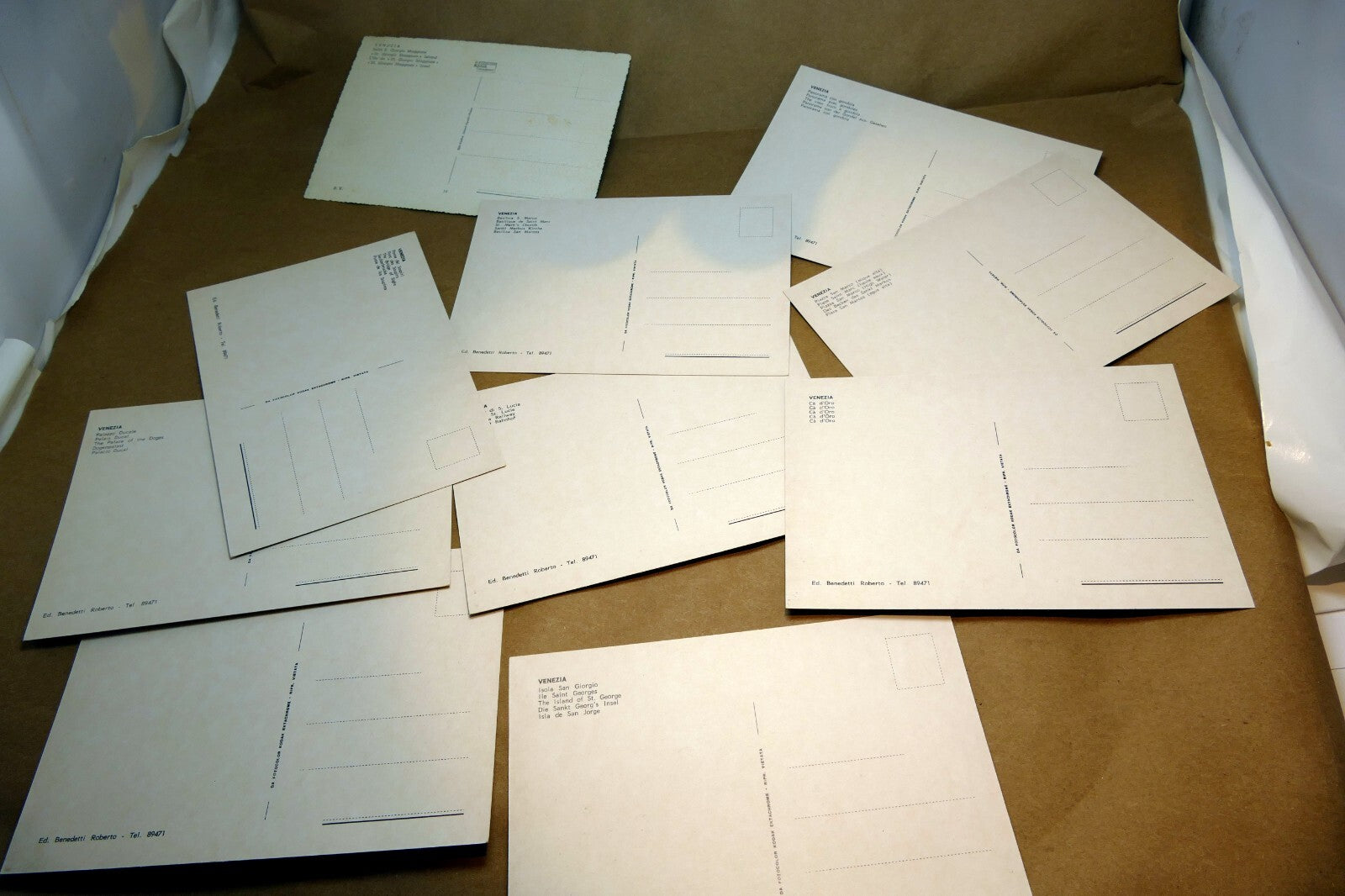 1980's Postcard unposted Italy set of 10 Venezia San Marco Ducale Rialto lot