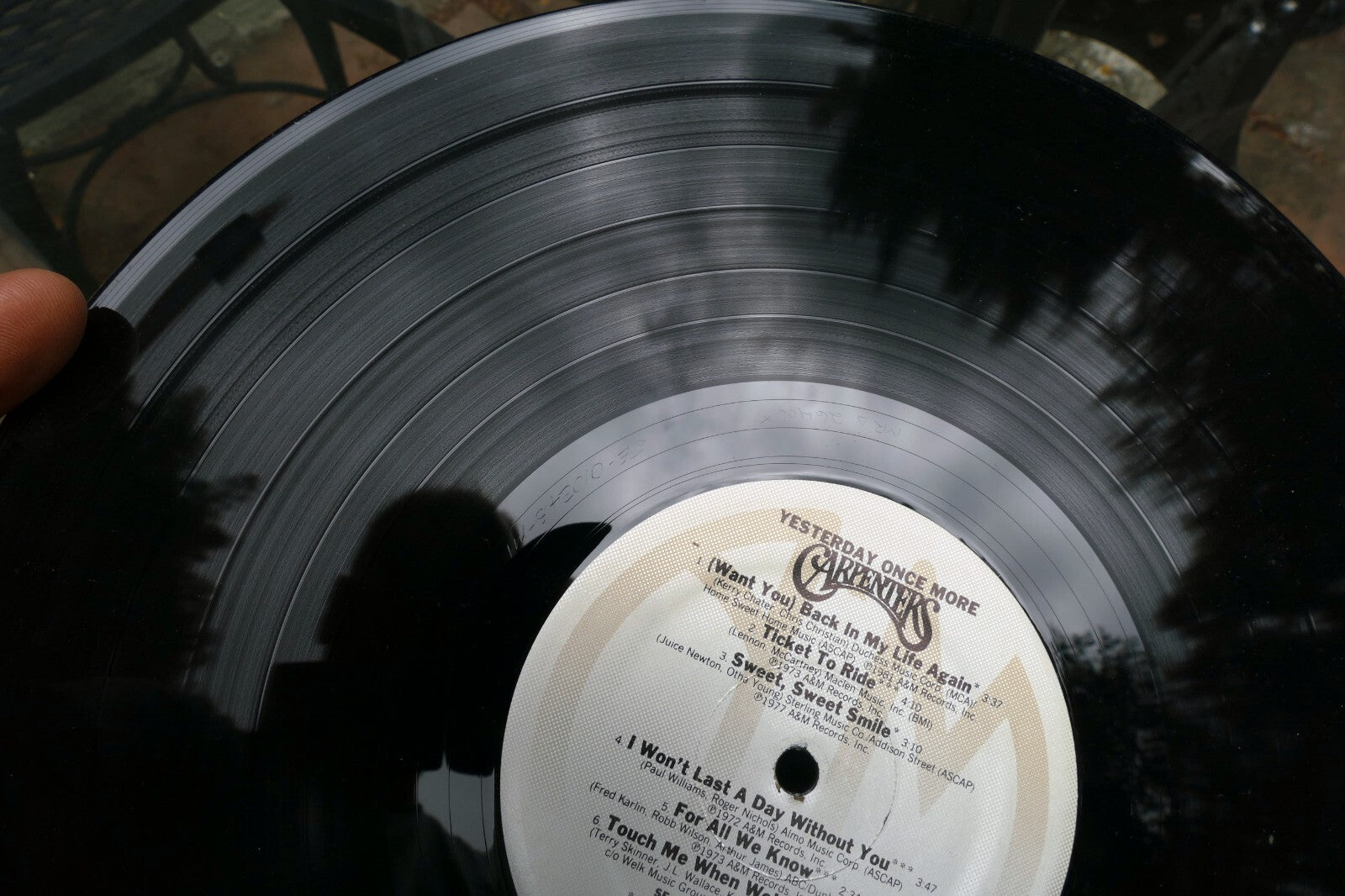 CARPENTERS Yesterday Once More SE 1024 A&M double 2 x LP Vinyl   1984