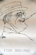 President fdr franklin roosevelt 100th anniversary birthday poster 1882 1982