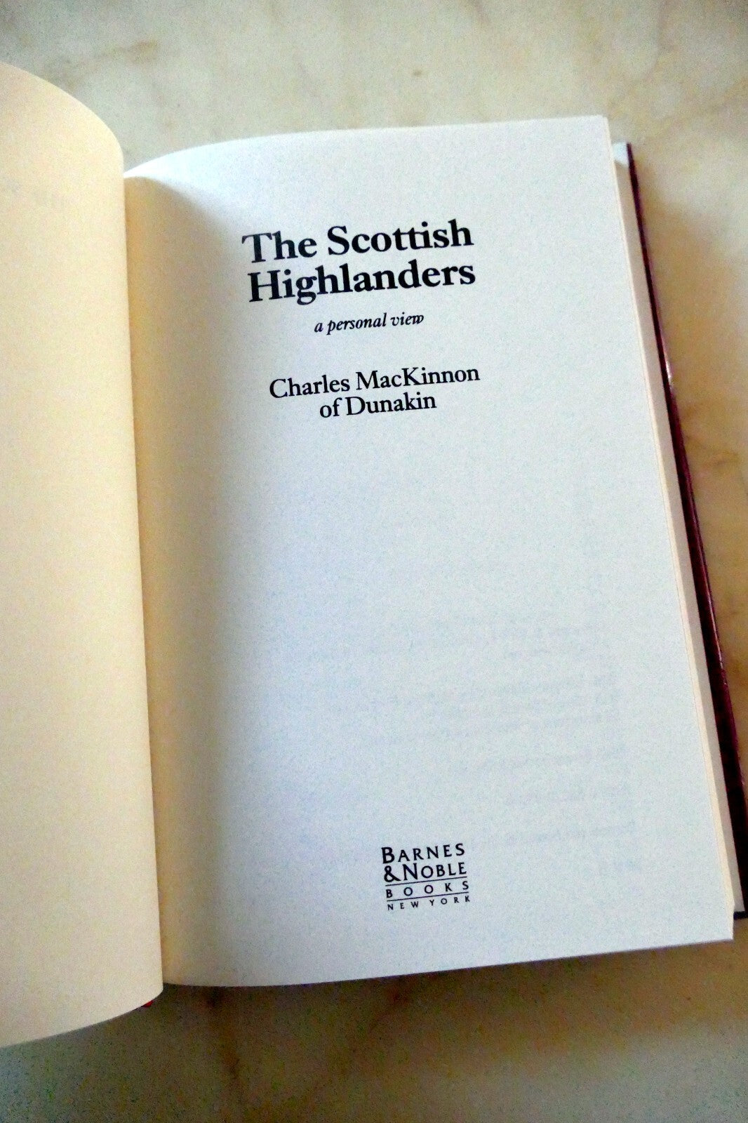 Scottish Highlanders Hardcover Charles MacKinnon book