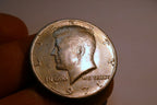 1971 John F Kennedy  half dollar coin US JFK