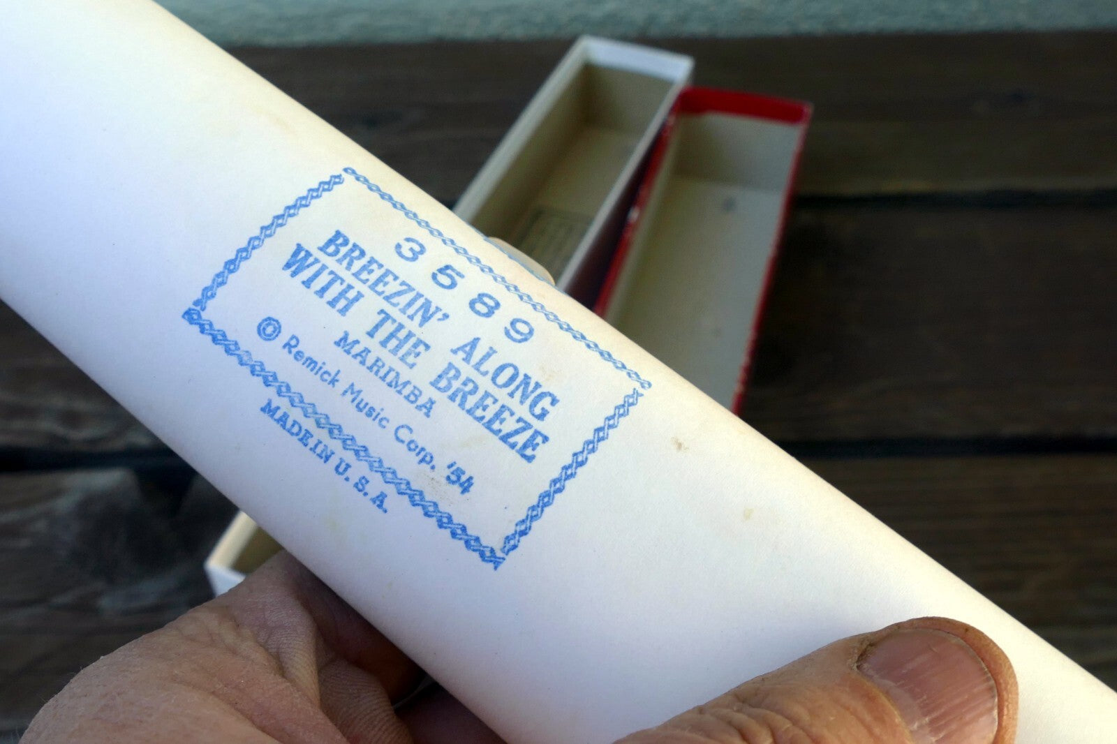 QRS Player Piano Word Roll 3589 Breezin Along With The Breeze Fox Trot