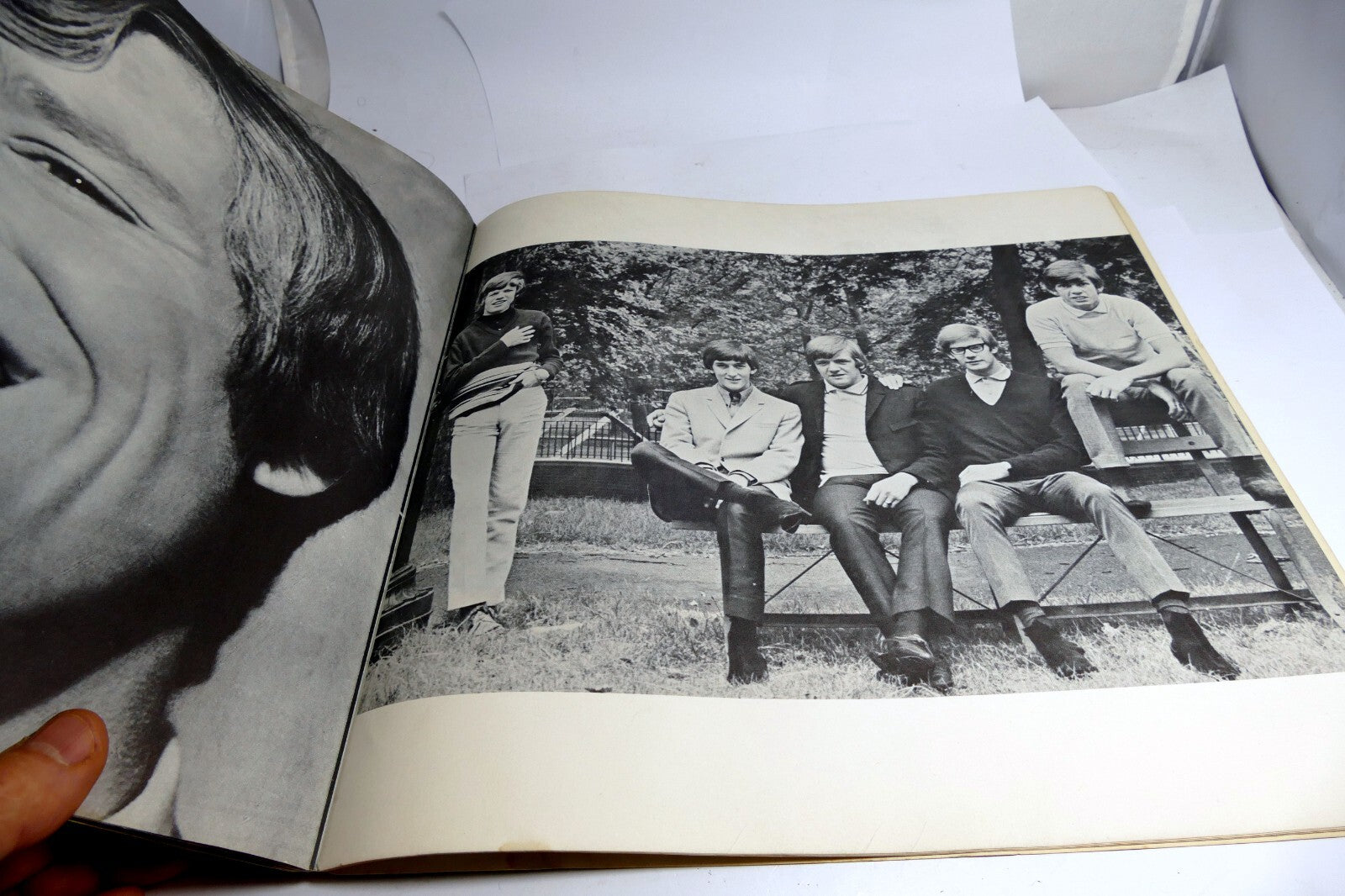 Herman's Hermits  booklet  Concert Tour photo book 1966  Advertisement Pamphlet