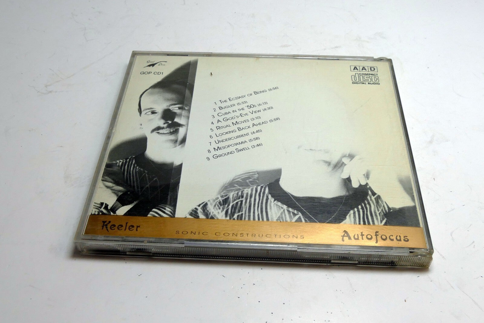 Keeler – Autofocus CD Audio  Water Horse Music GOP CD1 1988 Keith Keeler Walsh