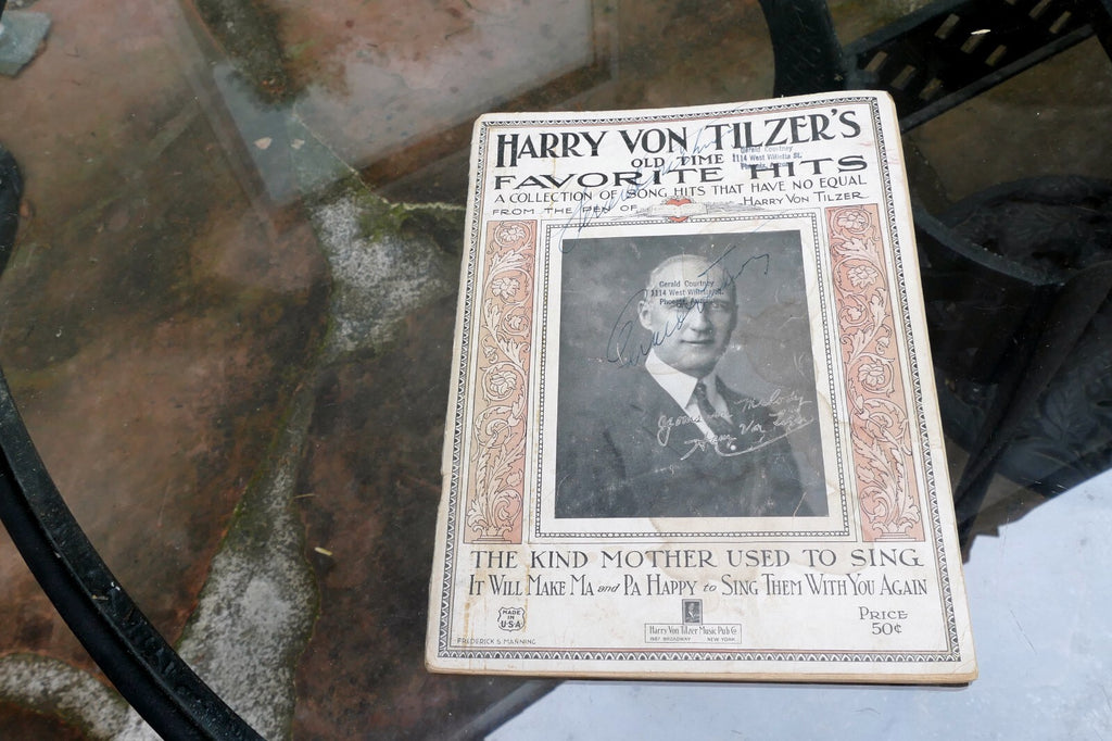 Harry Von Tilzer's Favorite Hits Songs Sheet Music 1922
