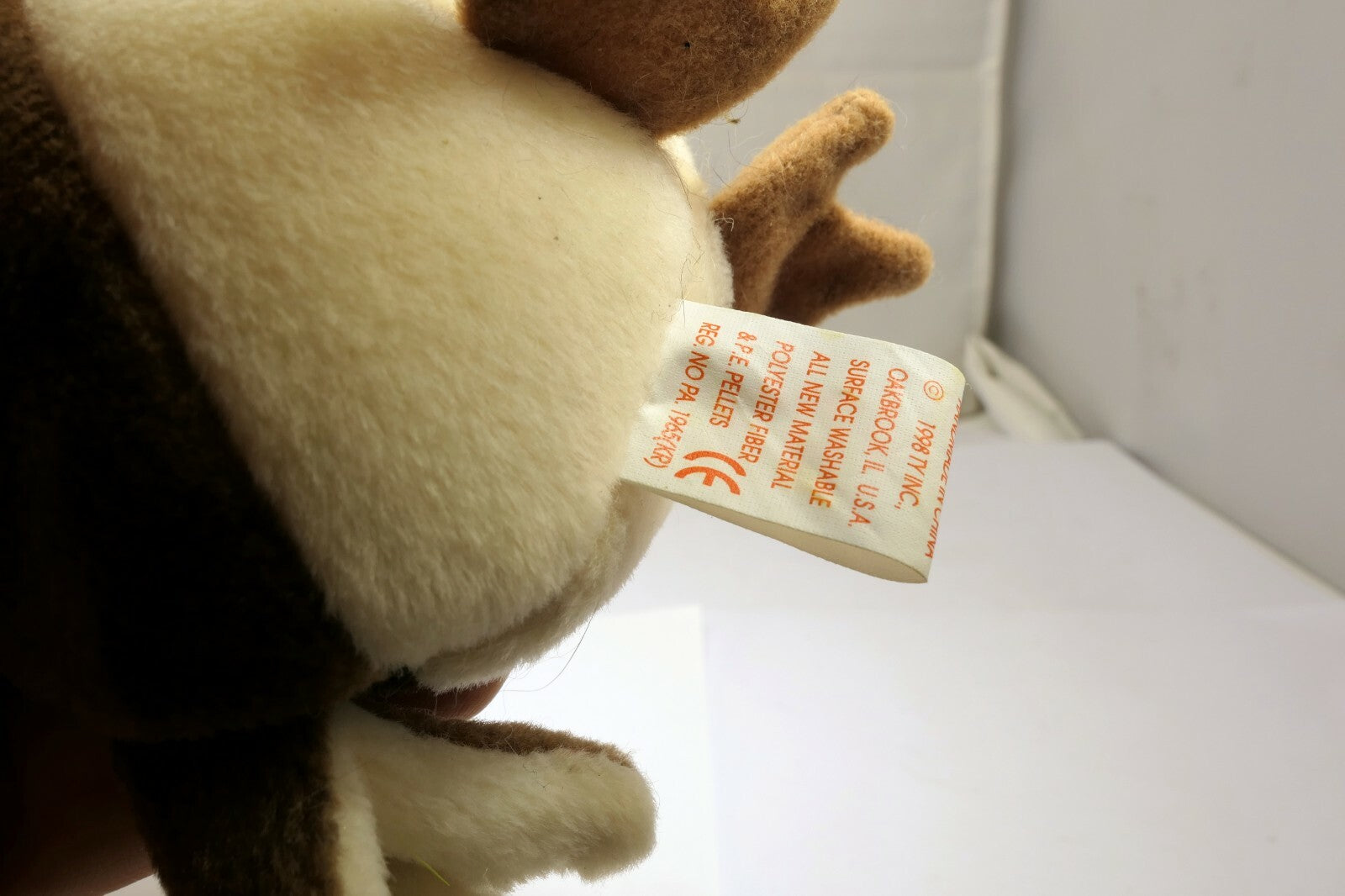 Ty Beanie Baby WISE '07 1998 OWL w/ Tags Plush Toy