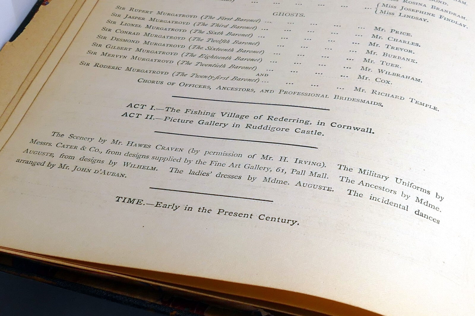 Ruddigore Opera Vocal Score by Gilbert & Sullivan sheet music 1887 Congress Libr