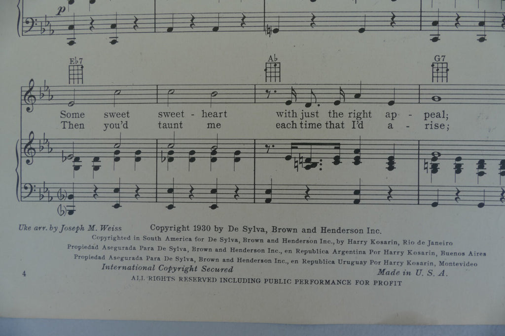 I remember you from somewhere 1930 by Harry Warren and Edgar Leslie