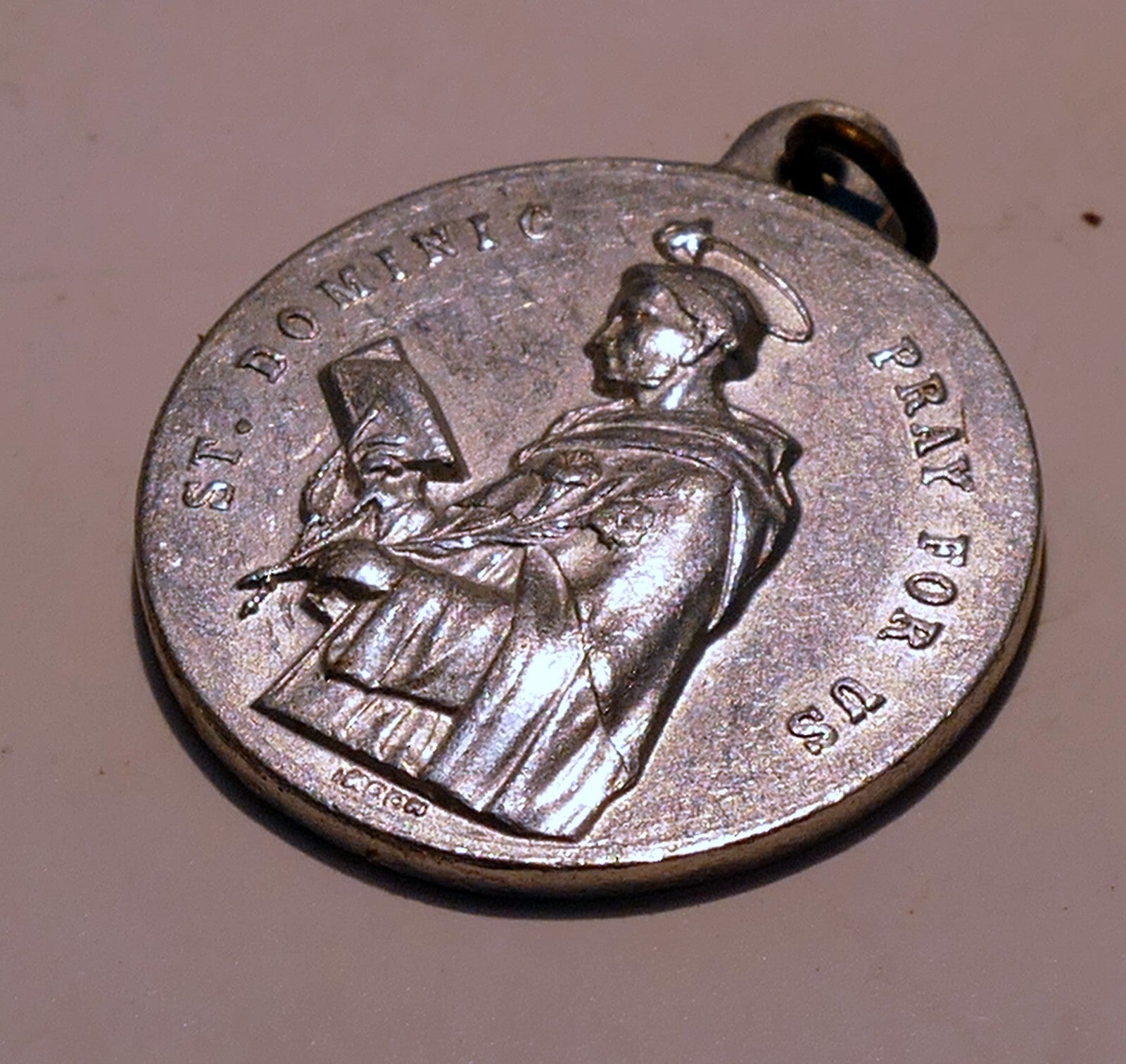 St. Dominique Pendant Charm Pray for US Rosary