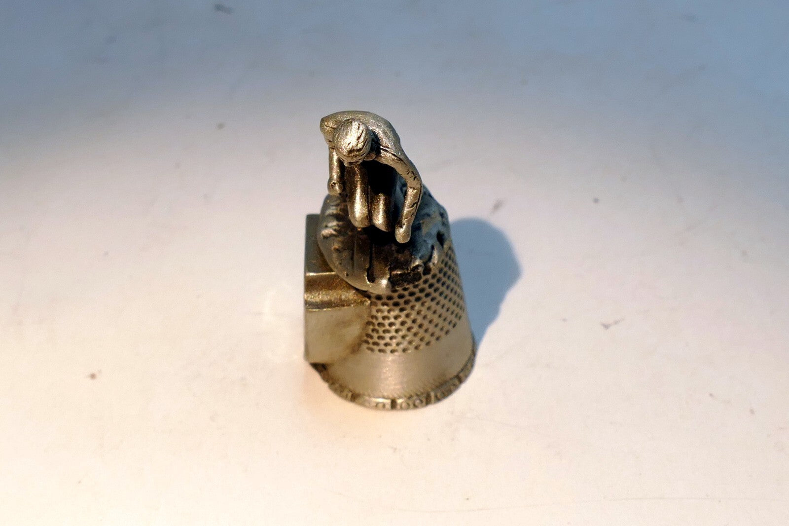 Thimble Souvenir Utah LDS Mormon Temple Salta Lake City US metal skier