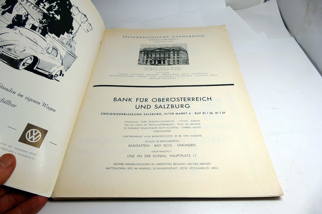 1959 Salzburger Festspiele Alpenjournal Österreich mit separatem Programmheft