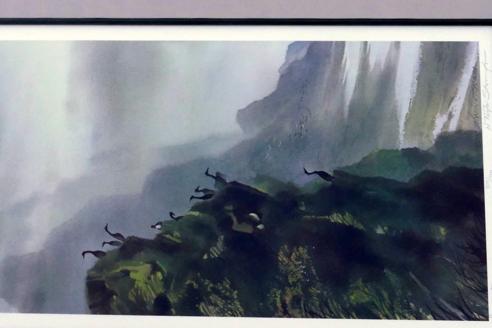 Nancy Taylor Stonington "Cormorant" 549/750 Lithograph Print Hand Signed