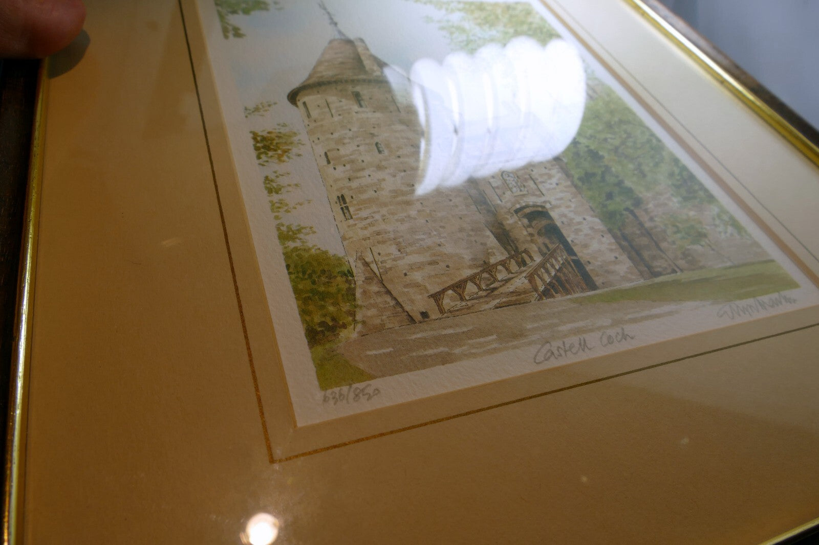 Glyn Martin Castell Coch Amersham Print Signed Numbered Framed