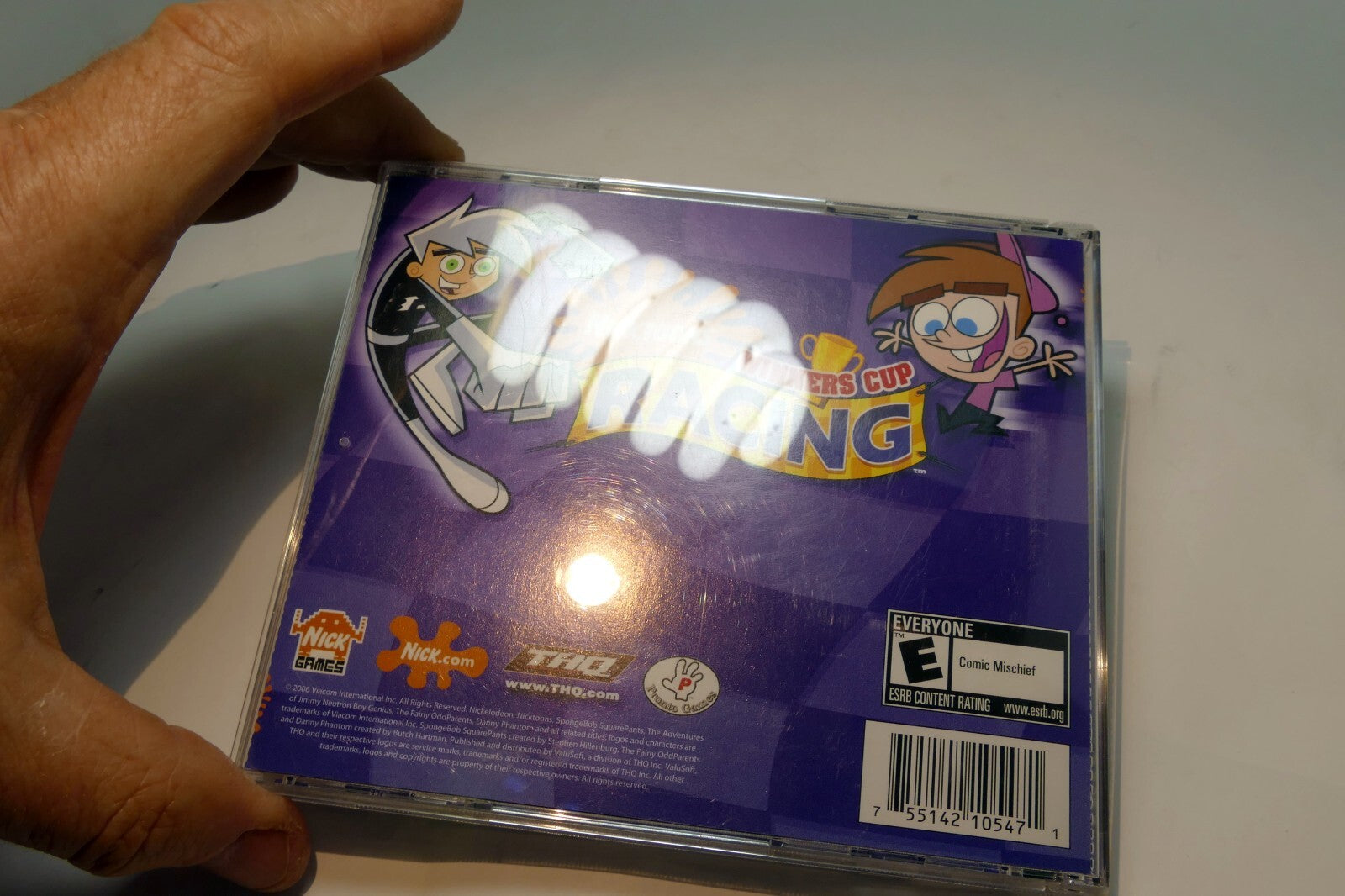 Video Game PC Nicktoons Winners Cup Racing 2006  CD Rom interactive