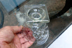 Waterford Goblet Desert Cup 3.5" Tall Square base Diamond - single piece