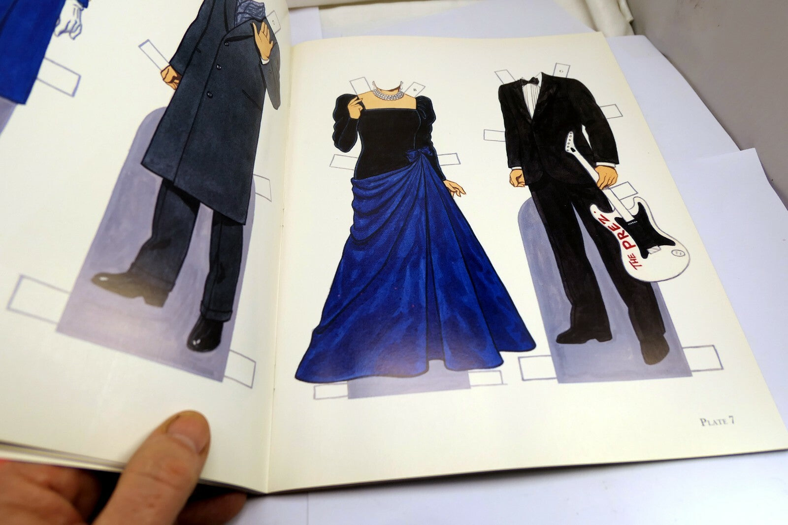 George H. Bush Senior and His Family Paper Dolls in Full Color by Tom Tierney