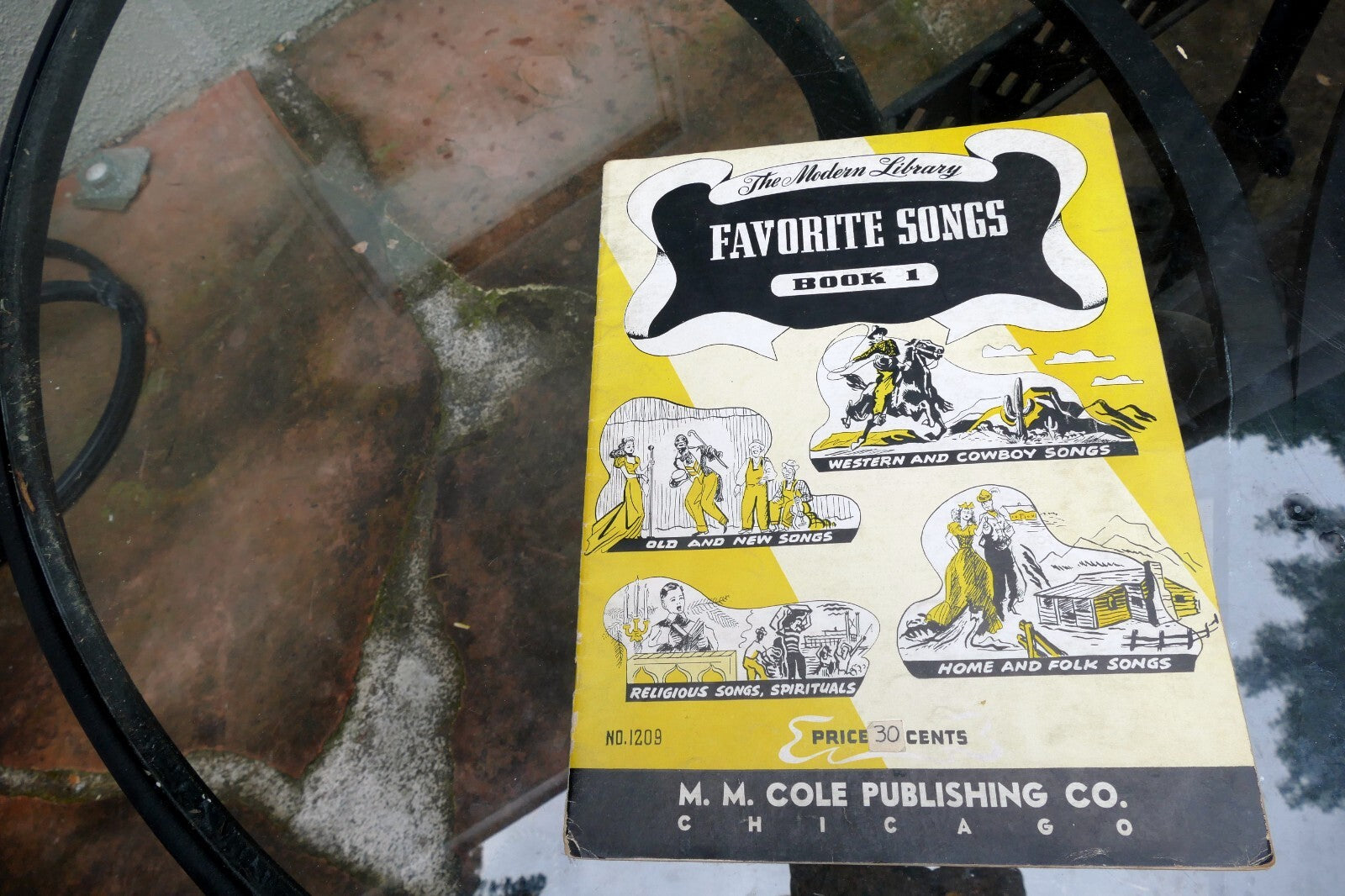 Modern Library Favorite Songs Book No 1 Sheet Music 1939 Cole Publishing Chicago