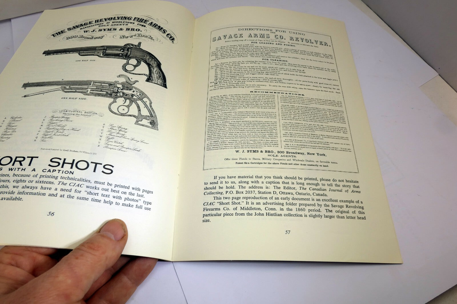 The Canadian Journal Of Arms Collecting Vol 7, No 2 May 1969 Short Land Musket 