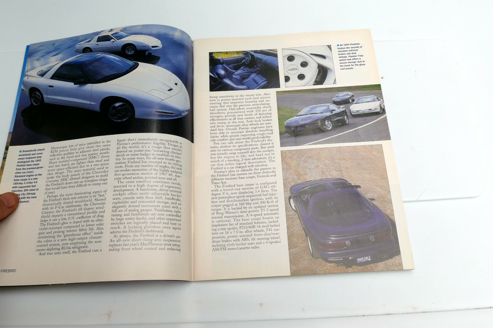 Road & Track Guide to All NEW 1993 Pontiac Firebird Trans AM