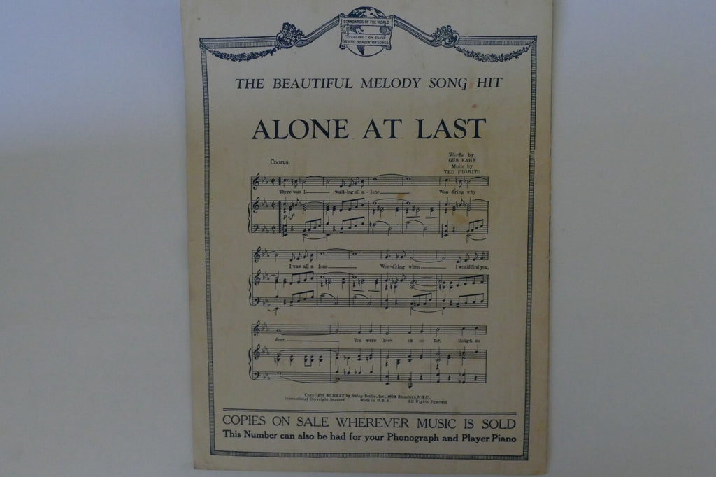 Waitin' For The Moon 1925, by Joe Brown and Sam Lerner, Irving Berlin Inc.