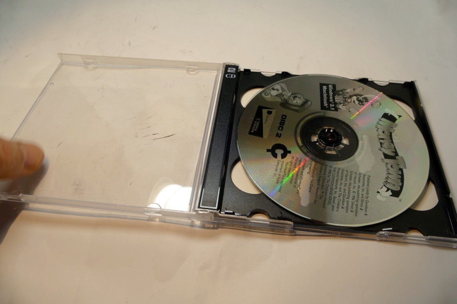 Money Town PC CD Rom Disc 2 Knowledge adventure Ages 5-9 for Windows 3.1