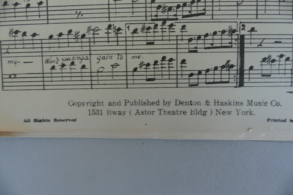 Dear Old Georgia Mammy 1920, by Harold Arlinghton Hummer