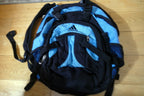 Adidas Load Spring Laptop Backpack Blue Black 4 Zip Pockets XL Large