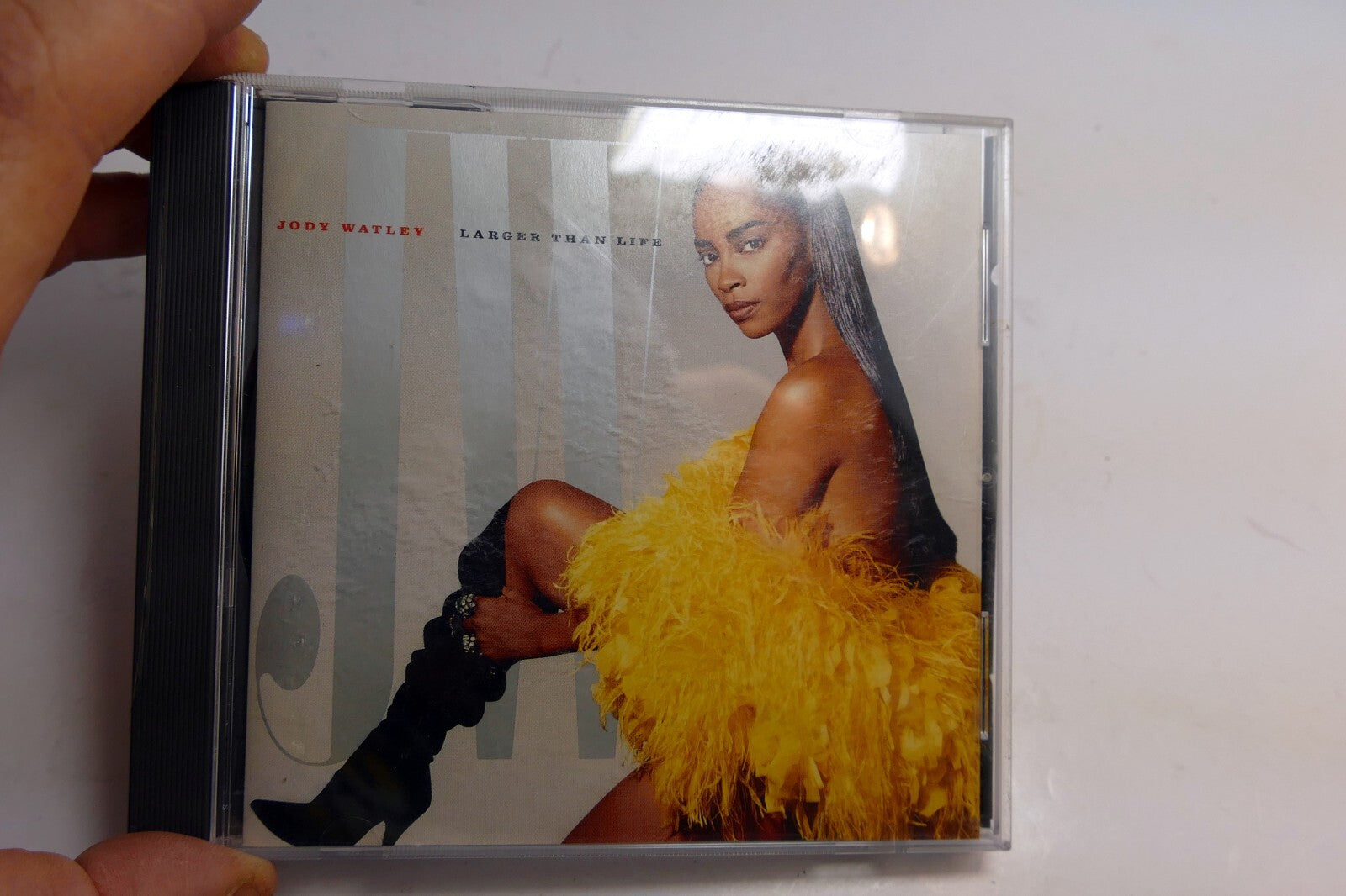 Cover art only Jody Watley Larger Then Life MCAD 6276 MCA  -  (NO CD included)