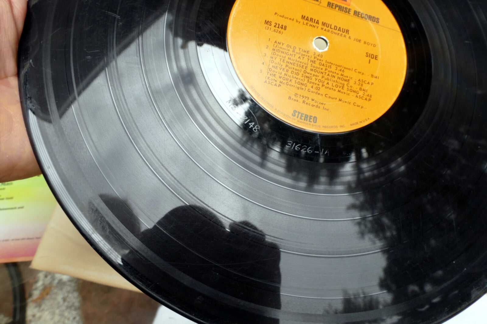 Maria Muldaur Self Titled Record 33 RPM LP  MS  2148 Reprise Gatefold 1973