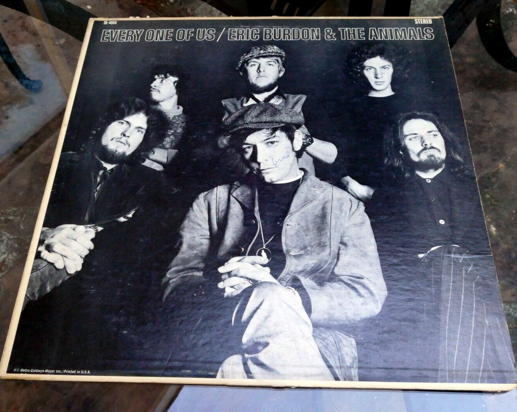 The Animals EVERY ONE OF US LP Vinyl Stereo MGM Record Album SE-4553 ST 91550