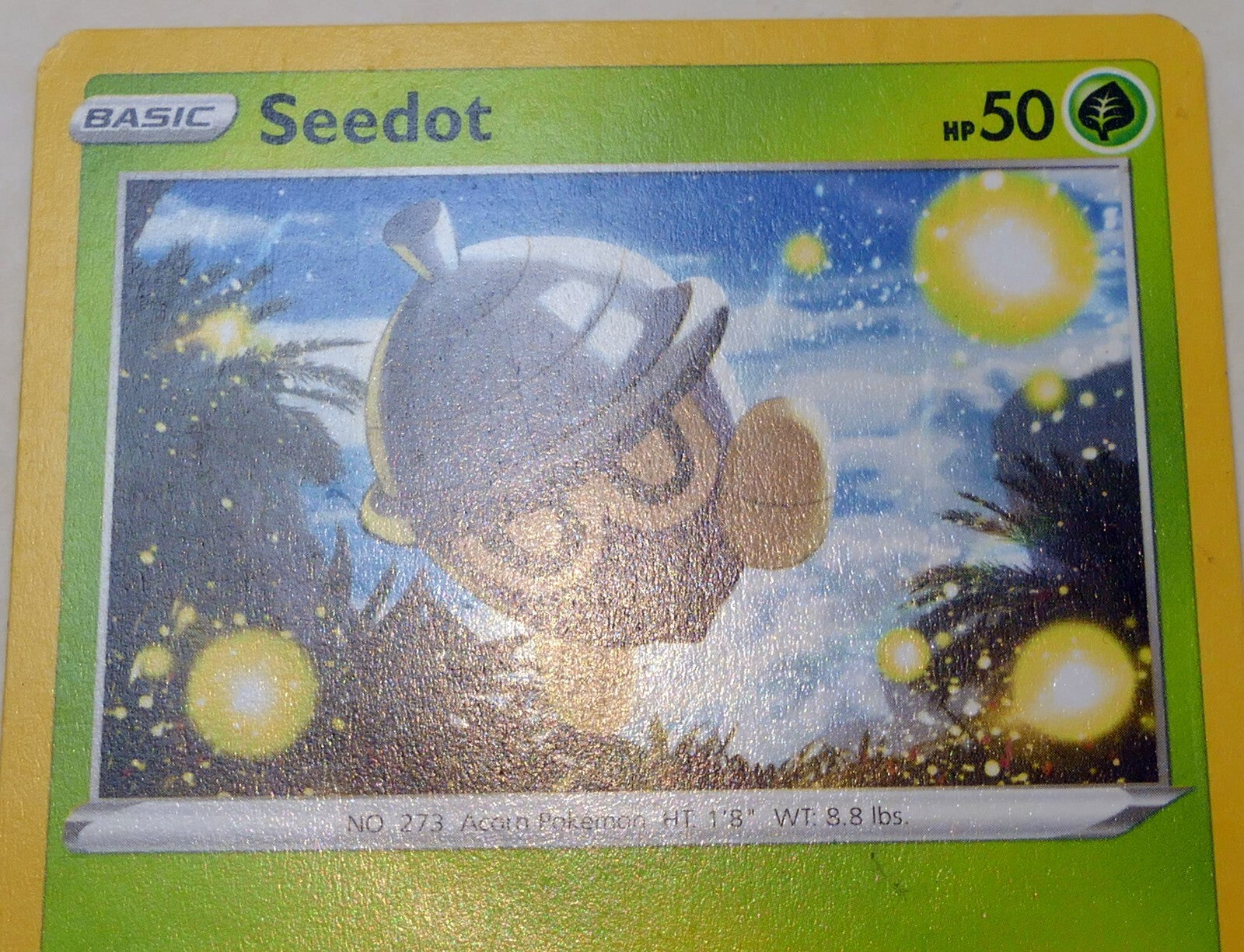 Pokemon tcg   seedot   common basic astonish hp 50