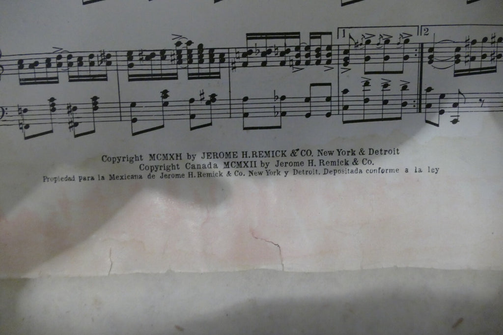 Rig-A-Jig Rag, 1912, by Nat D. Ayer, Jerome H. Remick & Co.