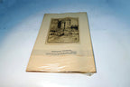 Union Square San Francisco Signed Etching 1900's USA Limited edition