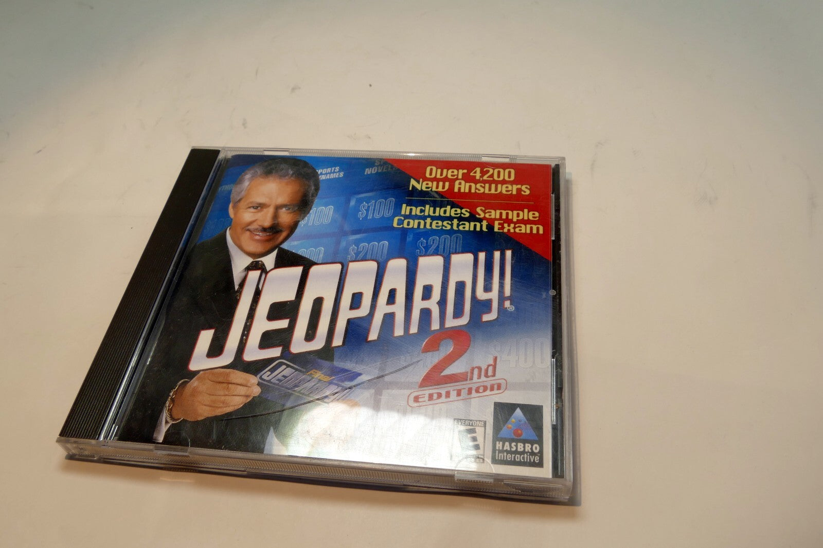 CD Jewel Case ONLY - Jeopardy   4200 Answers Multiplayer Windows 95-98