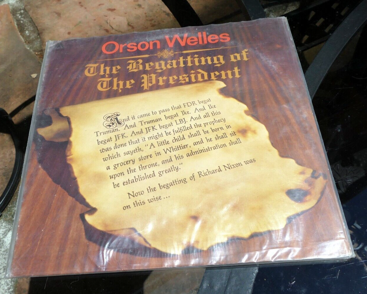 Orson welles   the begatting of the president vinyl lp album mediarts 41 2