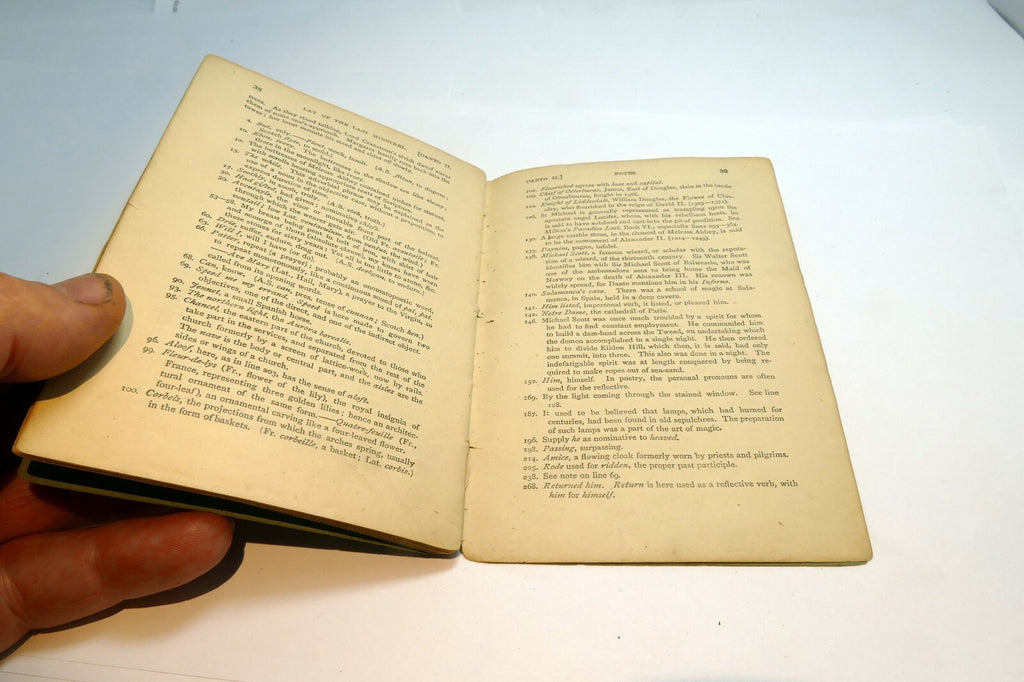 Scott's The Lay Of The Last Minstrel Walter Scott  1883 Chambers London