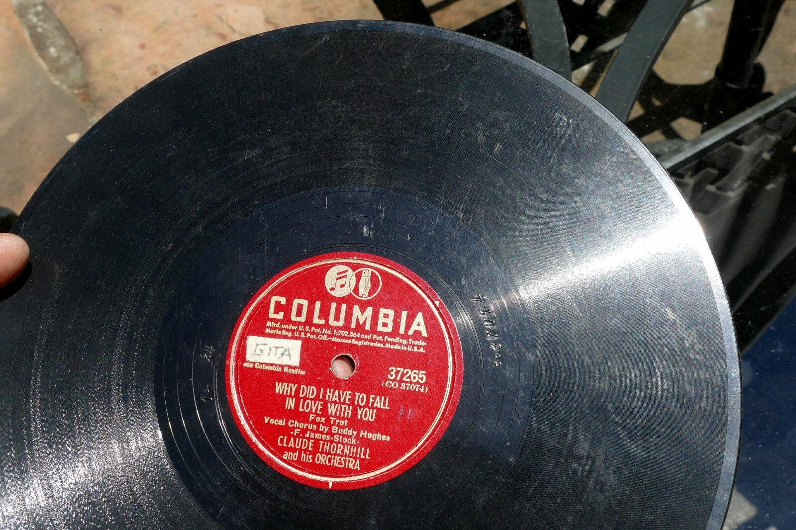 10" Claude Thornhill And His Orchestra ‎Far Away Island Why Did Fall 37265 1947