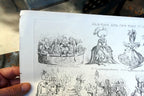 Old WAYS and NEW WAYS No 3 HENRY HEATH CARICATURE PRINT  1840 Victorian