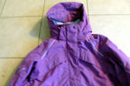 Columbia Girl's warm Zip Up Jacket Sz. M 10/12  Purple removable inner felt
