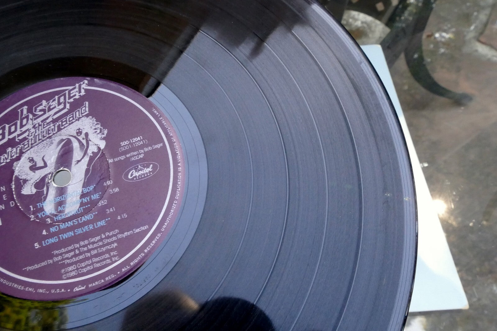 BOB SEGER AGAINST THE WIND LP Vinyl SOO 12041 1980 Original Capitol Records