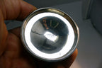 Pewter Goblet by Wallace Bros Silver Co.  V V 52 5.5" tall with plate saucer