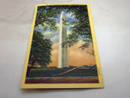 Post Card 186 Washington Monument  Washington DC 186 Linen 1940's unposted