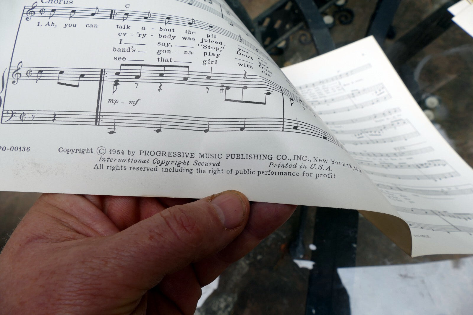 Mess Around by A. Nugtre   Ray Charles  1954 Sheet Music