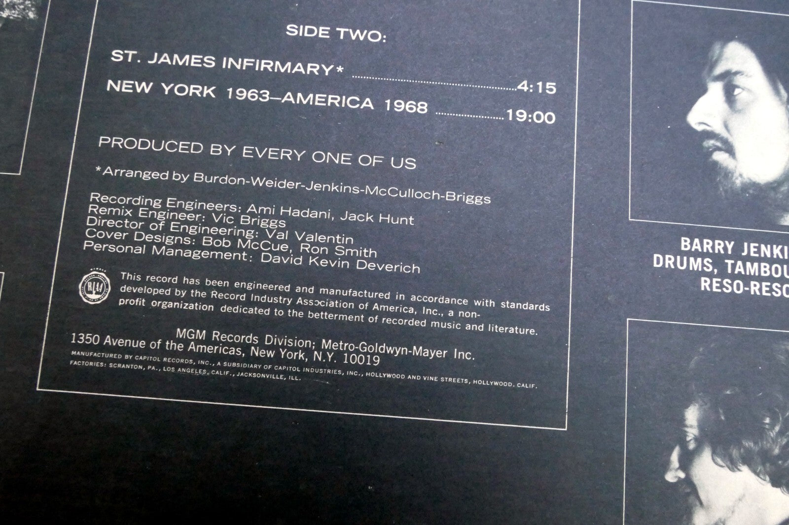 The Animals EVERY ONE OF US LP Vinyl Stereo MGM Record Album SE-4553 ST 91550